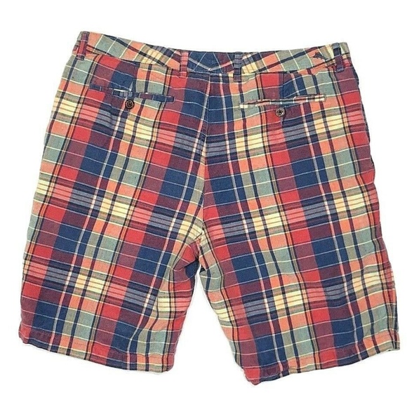 Tommy Bahama 34 Moulin Madras Linen Blend Shorts - Picture 3 of 7